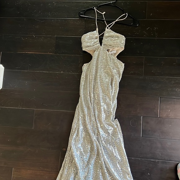 Metallic Topshop Dress Size US2 - Picture 2 of 7